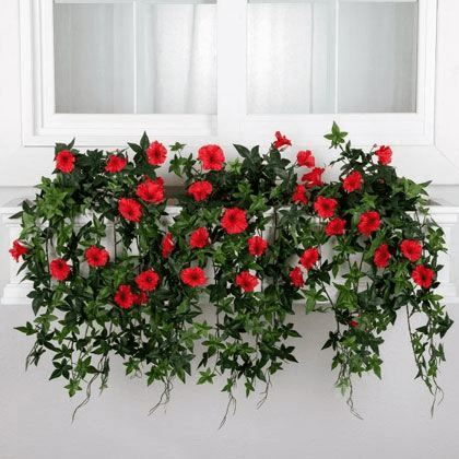 How to choose the right type of Fake Flowers in a Window Box